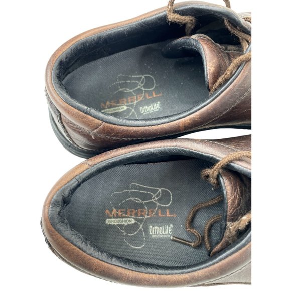 Merrell Men's Sojourn Brown Leather Casual Split Toe Oxfords Size 7M (J43563) - Picture 5 of 7